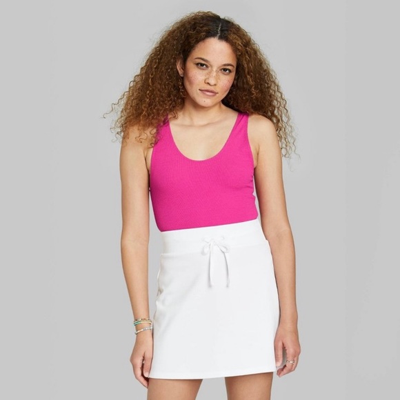 wild fable Tops - Wild Fable Pink Bodysuit sz M